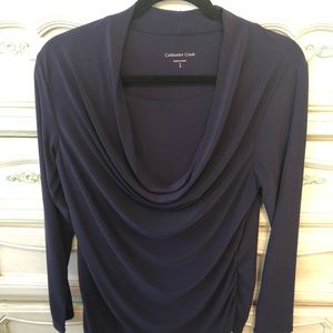 Coldwater Creek cowl neck blouse